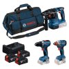 Bosch 18V Combo Kit: 3 náradia + 3 batérie | ajtech.sk