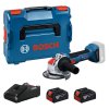 Aku uhlová brúska BOSCH GWX 18V-8 X-LOCK 2x4.0Ah L-BOXX | ajtech.sk