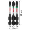 Sada bitov Bosch PRO PZ Impact 55mm 3ks | ajtech.sk