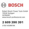 Tesniace veko Bosch 235 mm (2609390391) | ajtech.sk