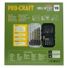 18-dielna sada vrtákov Procraft  Vysoká presnosť | ajtech.sk