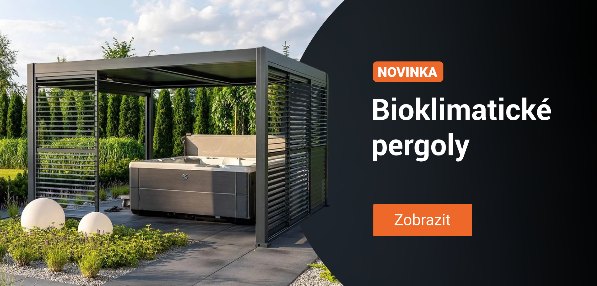 Bioklimatické pergoly novinka