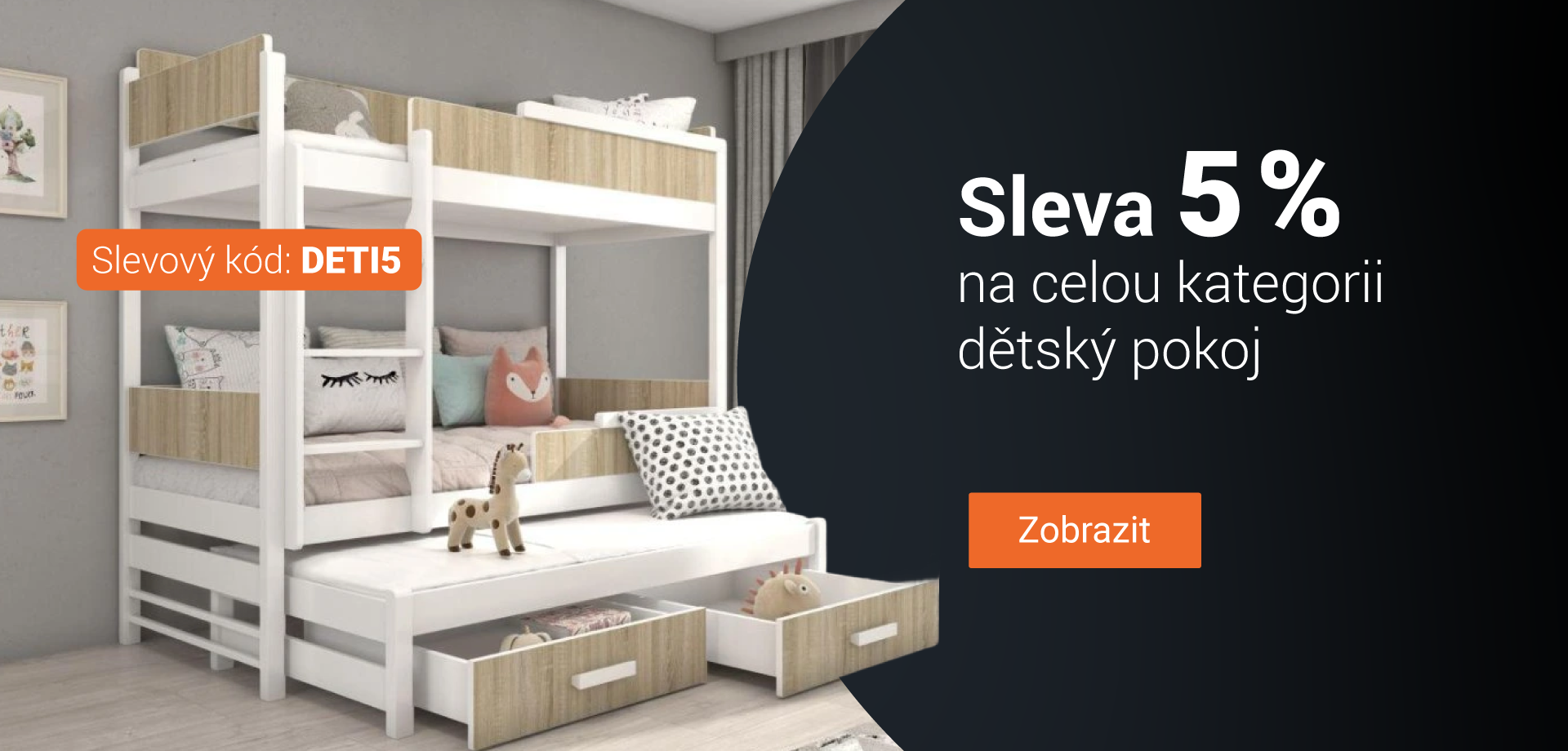 Dětský pokoj 5 %
