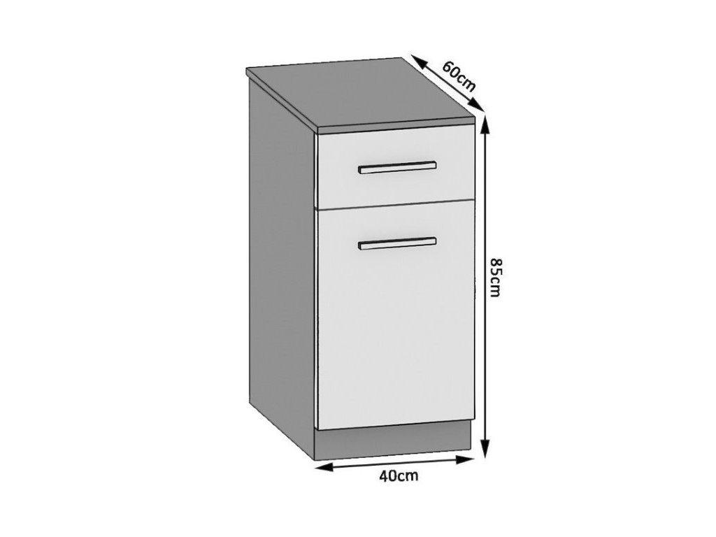 Kuchyně 420 cm