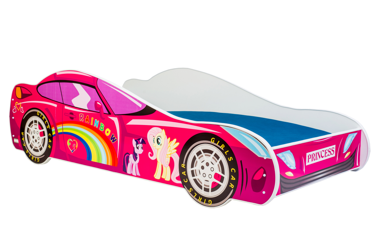 LED osvětlení pro jednolůžko Car Pink