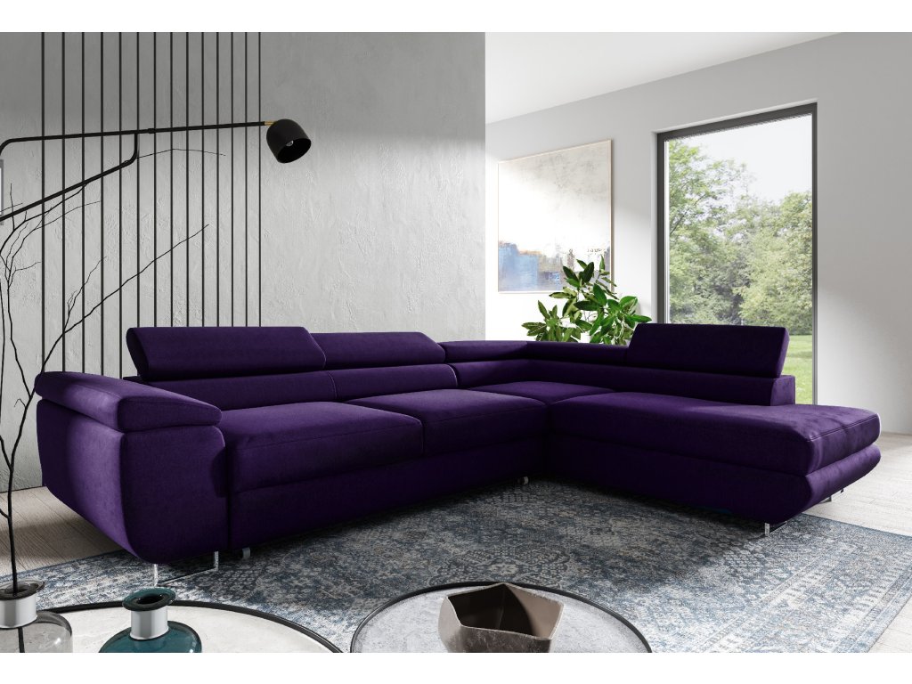 Rohová sedací souprava ALICE s moderním designem