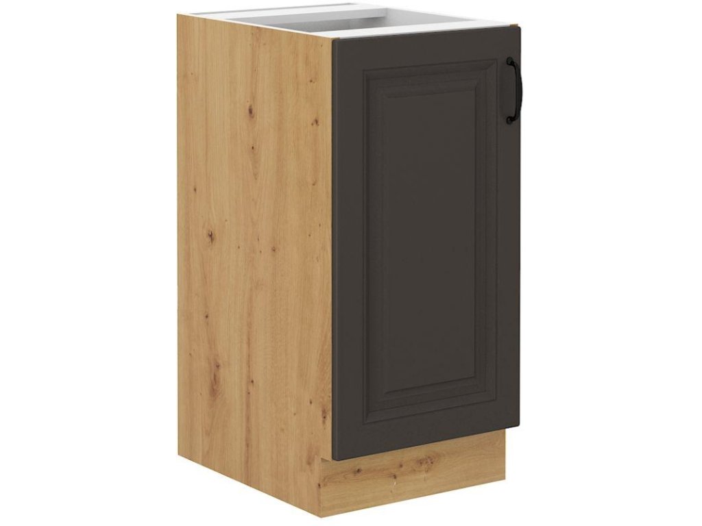 Kuchyňská linka STILO - Grafit / Artisan - 40 dolní (40 D 1F)