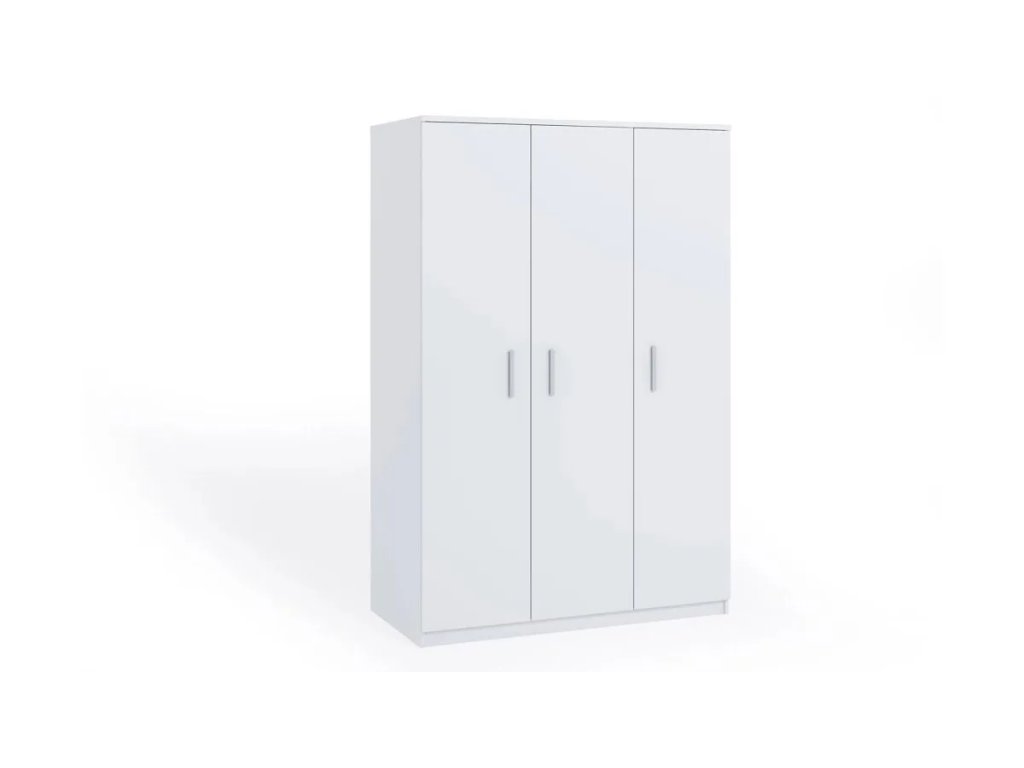 Šatní skříň BONO - Bílá - 135cm