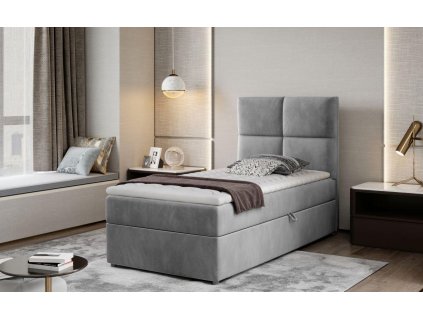 Jednolůžko boxspring RIVIA - Monolith 84