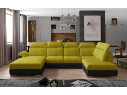 Rohová sedací souprava EVANELL - Omega 68/ Soft Eko kůže 11 - levý roh