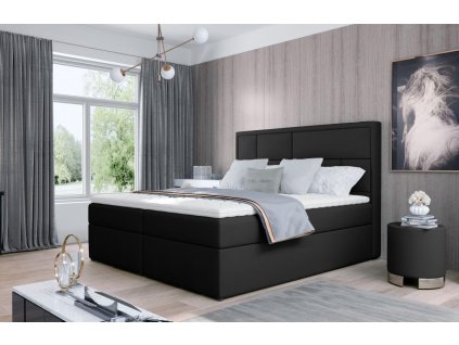 manželská postel boxspring MERON - Soft Eko kůže 11,140x200cm