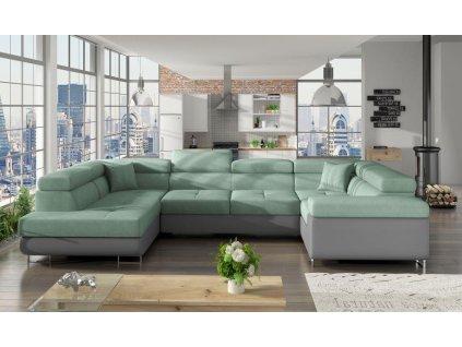 Rohová sedací souprava LETTO - Soro 34/ Soft Eko kůže 29, levý roh