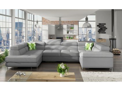 Rohová sedací souprava LETTO - Soro 83/ Soft Eko kůže 29/Jungle 32, levý roh