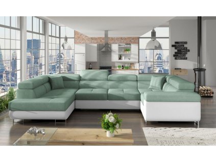 Rohová sedací souprava LETTO - Soro 34/ Soft Eko kůže 17, levý roh