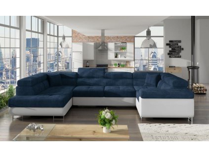 Rohová sedací souprava LETTO - Kronos 09/ Soft Eko kůže 17, levý roh