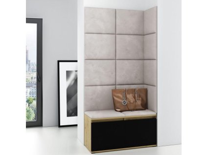 Předsíňová stěna EMI 02 - Artisan / Černá