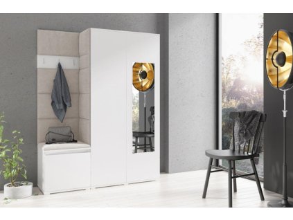 Předsíňová stěna EMI 11 - Bílá