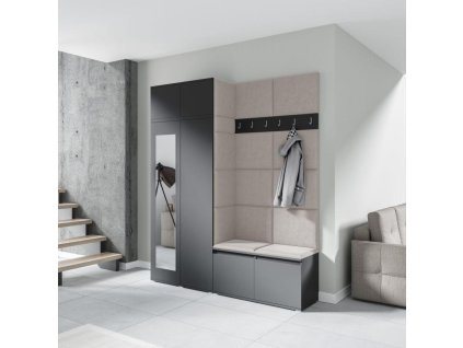 Předsíňová stěna EMI 19 - Grafit