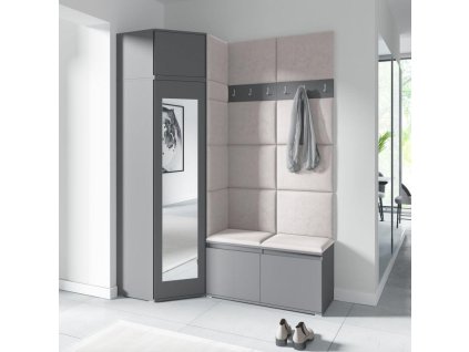 Předsíňová stěna EMI 37 - Grafit,