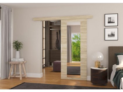 Posuvné dveře BRIT - Dub Sonoma - šířka 96cm