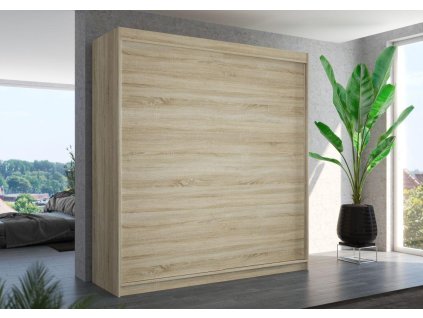 Posuvná skříň TERECIA - Sonoma - šířka 200cm