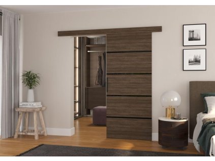 Posuvné dveře MUSCHU - Choco - šířka 96cm