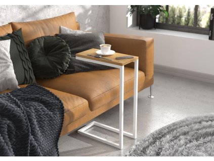 StoleknanotebookSPARK-Bílá/Antracit-40x62x30cm