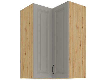 Kuchyňská linka STILO - Claygrey MAT / Artisan - 60 horní rohová vyšší (60x60 GN-90 2F (90°))