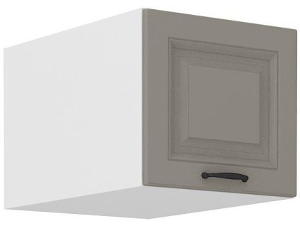 kuchyňská linka STILO - Claygrey MAT / Bílá - 40 digestoř hlub. (40 NAGU-36 1F)