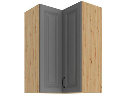 kuchyňská linka STILO - DUSTGREY MAT / Artisan - 60 horní roh vyšší (60x60 GN-90 2F(90°))