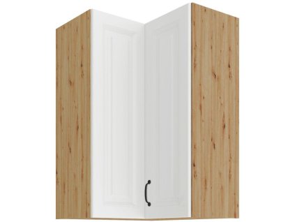 Kuchyňská linka STILO - BÍLÁ / ARTISAN - 60x60 horní roh (60x60 GN-90 2F (90°))