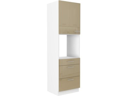 kuchyňská linka LARA - Cappucino - 60 vys. potravinová + místo (60 DPS-210 3S 1F)
