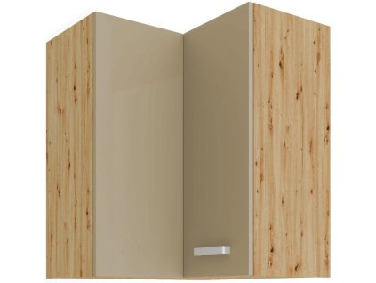 kuchyňská linka ARTISAN / CAPPUCINO HG - 60x60 horní roh (60x60 GN-72 2F(90°))