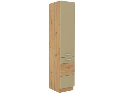 kuchyňská linka ARTISAN / CAPPUCINO HG - 40 potravinová skříň (40 DK-210 2F)