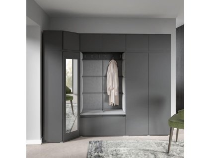 Předsíňová stěna EMI 39 - Grafit