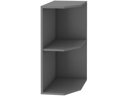 kuchyňská linka  AVA - Dub Artisan / Antracyt - 30 horní roh ukončovací (30 D ZAK BB)