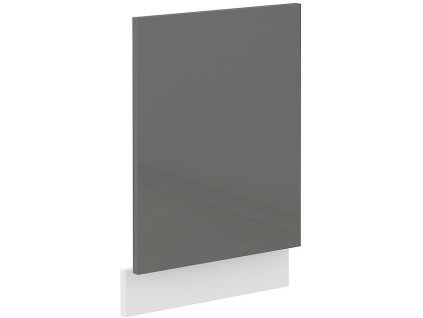 Kuchyňská linka SONIA - Šedý lesk / Bílá - dvířka na myčku (ZM 570x446)