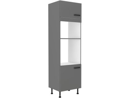 Kuchyňská linka NESSA - Antracyt - 60 na troubu a mikrovlnku (60 DPM-215 2F)