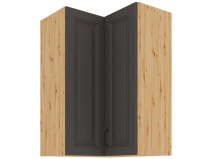 Kuchyňská linka STILO - Grafit / Artisan - 60 horní rohová vyšší (60x60 GN-90 2F (90°))