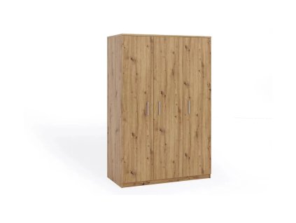 Šatní skříň BONO - Dub Artisan - 135cm