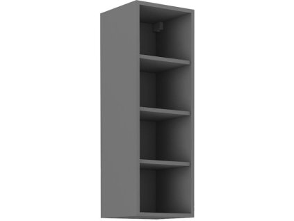Kuchyňská linka ARIA - Grafit / Antracyt - 30 horní regál (30 G-90 OTW)