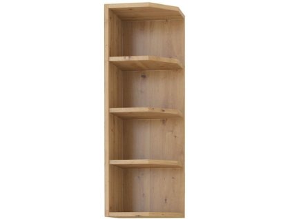 Kuchyňská linka ARIA - Sandgrau AFM / Dub Artisan - 30 horní roh ukončovací (30 G-90 ZAK)