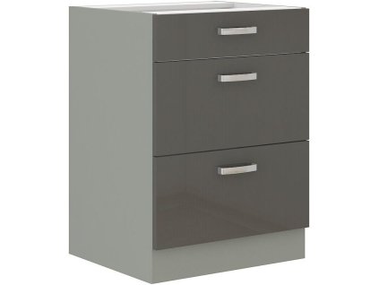 kuchyňská linka GREY - 60 šuplíky (60 D 3S)