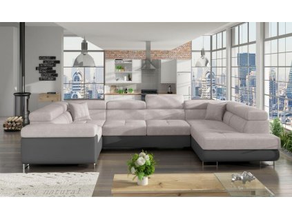 Rohová sedací souprava LETTO - Soro 83/ Soft Eko kůže 29, pravý roh