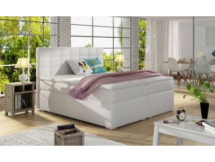 dvojlůžko boxspring ALICE - Soft Eko kůže 17 / 180x200cm