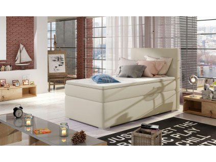 postel boxspring ROCCO - Soft Eko kůže 33 - 90x200cm, levé otevírání