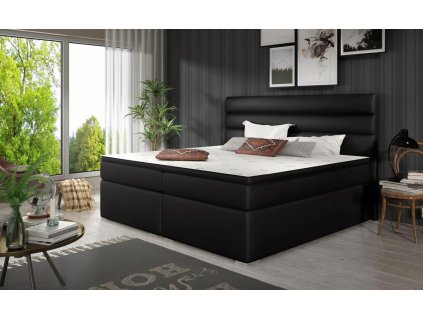 Dvojlůžko boxspring SOFTY - Soft Eko kůže 11 - 180x200cm