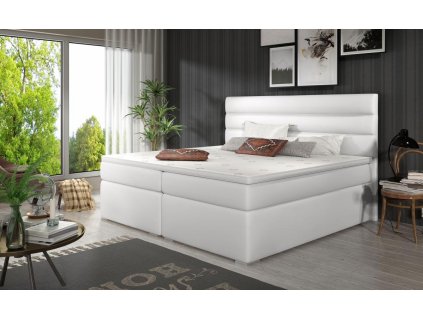 Dvojlůžko boxspring SOFTY - Soft Eko kůže 17 - 140x200cm