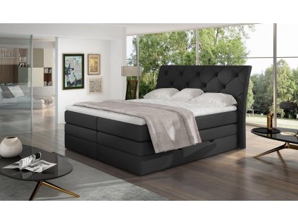 dvojlůžko Boxspring MIRABEL - Soft Eko kůže 11, 160x200cm