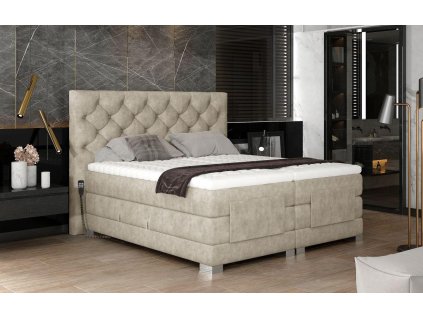 Dvojlůžko boxspring CLOVER - Dora 21/140x200cm